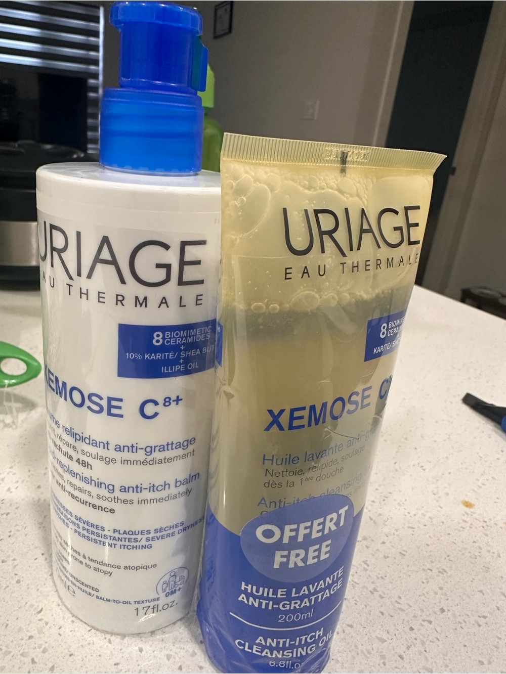 Uriage Xemose C8+ Anti-Itch Cleansing Oil & Balm -